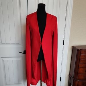 Ovi Vibrant Red Women's Cape Jacket